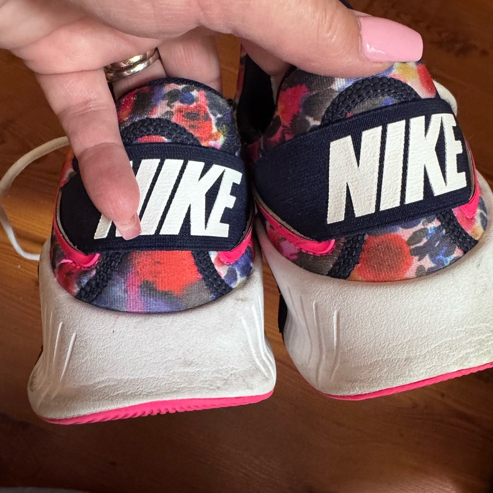 Nike Metcon Colorful Patterned Sneakers- Hot Pink, With other mixed colors.